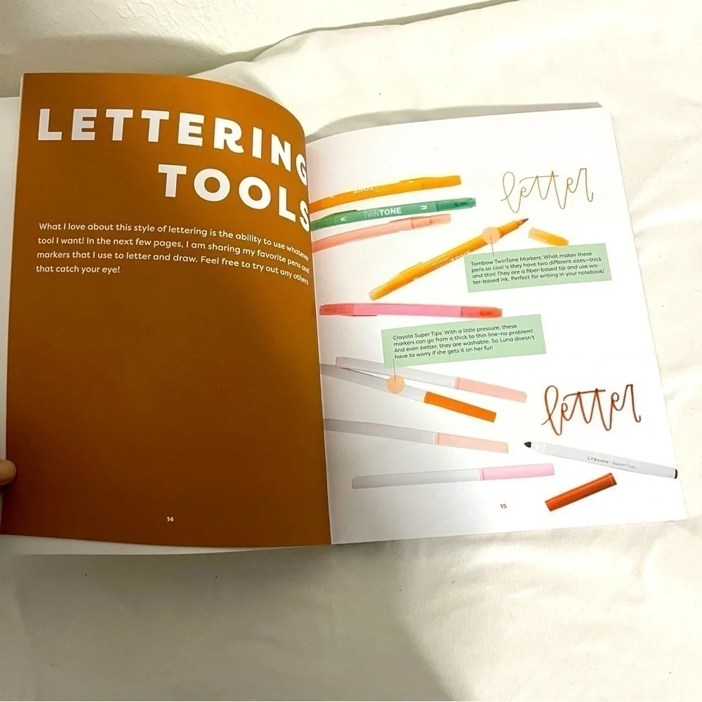 Learn to Letter Luna the Llama Interactive Children Workbook Hand Lettering New